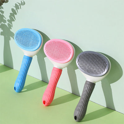 Brosse pour chien AgainstKnots bleu rose noir chien