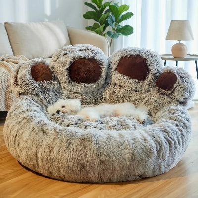 Coussin pour chien CushionDog gris, blanc chien