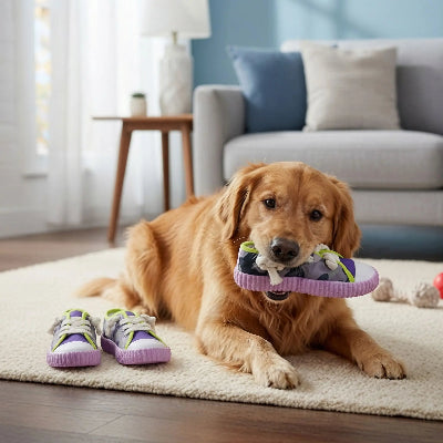 Jouet pour chien ExtremelyResistant violet brun chien