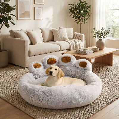 Panier pour chien ExtraComfortable gris clair, coucher, salon chien