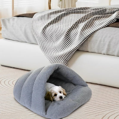 Coussin pour chien Cushion chien blanc, bleu