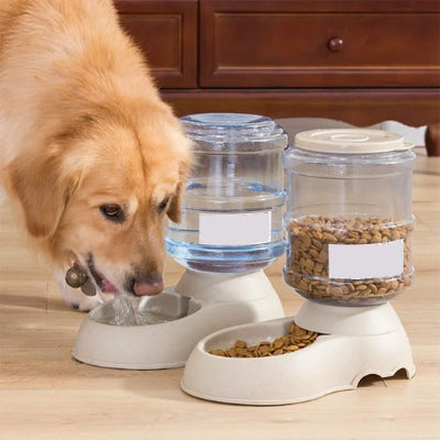 Distributeur de croquettes crodis chien brun