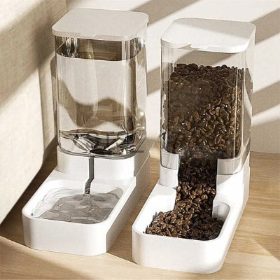 Distributeur de croquettes petpro double nourriture eau chien