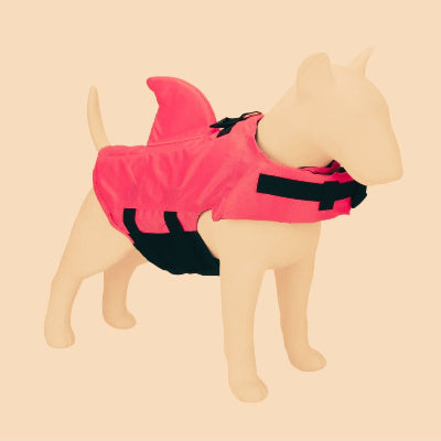 Gilet de sauvetage chien dog chien rose