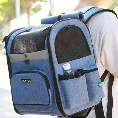 Sac Ă dos chien, bacdog bleu, blanc, chien
