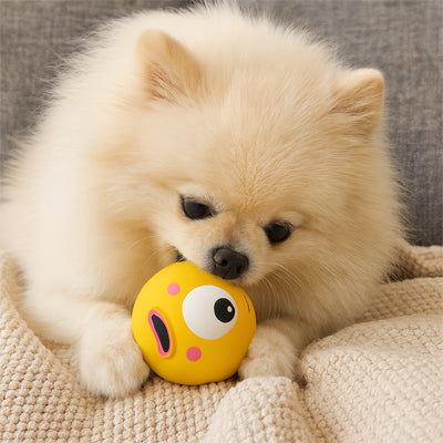 Balle pour chien HighlyResistant jaune crème chien