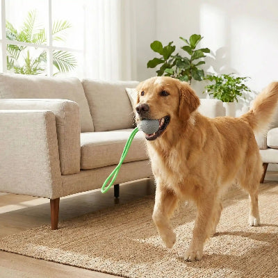 Balle pour chien LongLasting gris debout chien