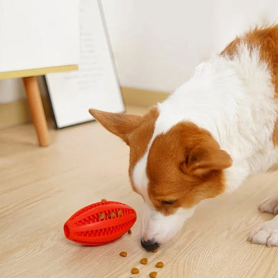 Balle pour chien UltimateDurabi rouge blanc brun chien