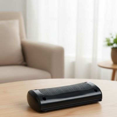 Brosse chien AntiNoeudsDemelante noir salon table chien