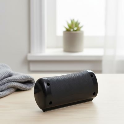 Brosse chien AntiNoeudsDemelante noir table salon chien