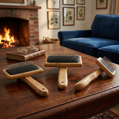 Brosse pour chien GentleAntiKnots bois petit moyen large chien