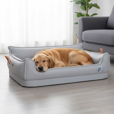 Canape pour chien ConfortElegant gris dormir chien
