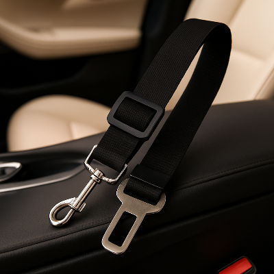 Ceinture pour chien BeltPet noir auto chien