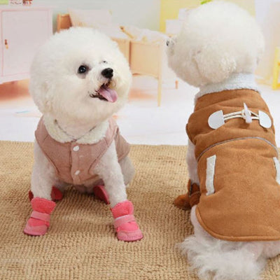 Chaussure chien ShoesAndDogs blanc rose chien