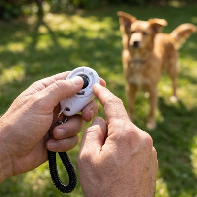 Clicker chien ProfessionalDog blanc arrêter chien