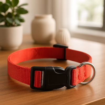Collier lumineux chien LightUp collier rouge chien