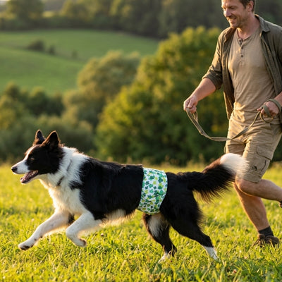 Couche chien HighlyComfortable vert courir chien