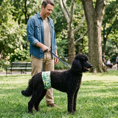 Couche chien HighlyComfortable vert noir chien