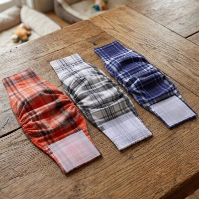 Couche pour chien UltraAbsorbants rouge blanc bleu chien