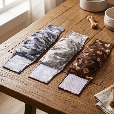 Couche pour chien UltraComfortable bleu gris brun chien