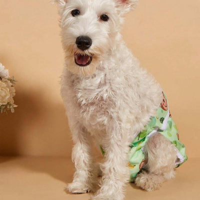 Couches chiens DogCoat blanc vert singe chien