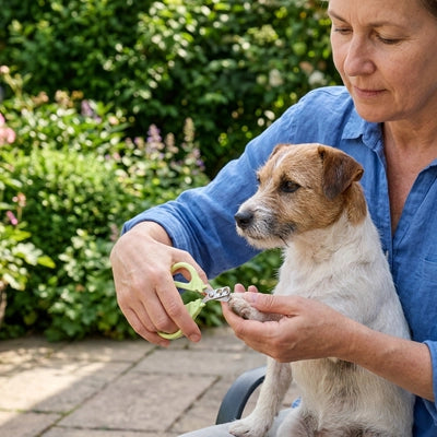 Coupe griffe chien ProfessionalExpert vert femme, coupe patte chien