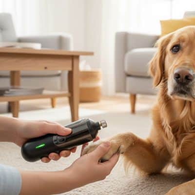 Coupe griffe pour chien BusinessSecure noir, coucher chien