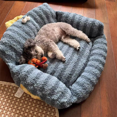 Coussin chien déhoussable DogCover bleu chien