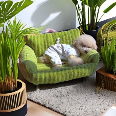 Coussin chien déhoussable DogCover chien vert chien