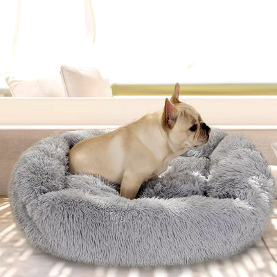Coussin chien déhoussable DogCushion gris brun chien