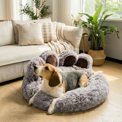  Coussin pour chien CushionDog gris, brun, noir, chien