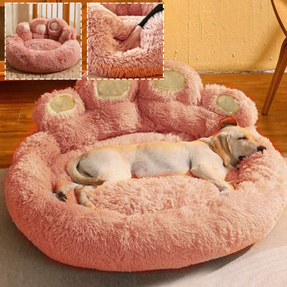 Coussin-pour-chien-rose