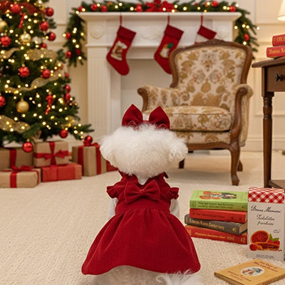 Déguisement chien ComfortOriginal rouge dos chien