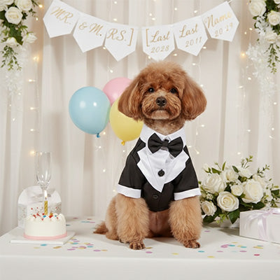 Déguisement chien ComfortPremium noir assis brun chien