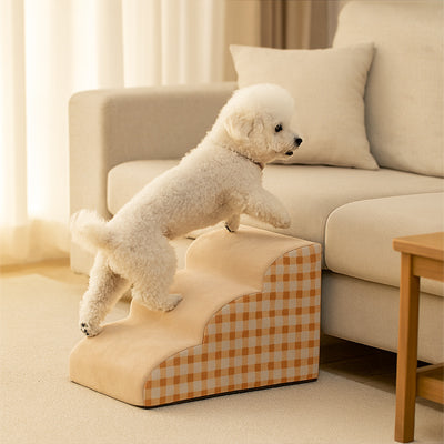 Escalier pour chien ComfortSafety rose, monter chien