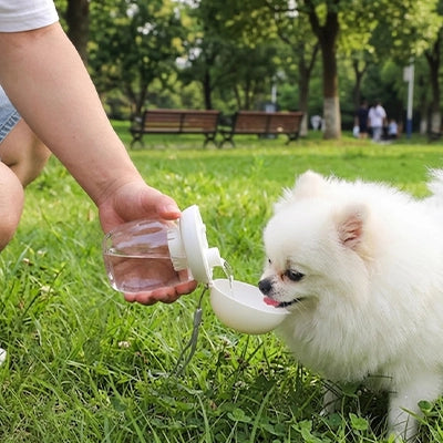 Gourde pour chien LeakProofResistant blanc boire chien