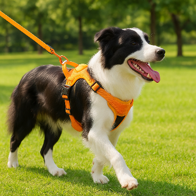 Harnais chien DogsHarnesses rouge dehors chien