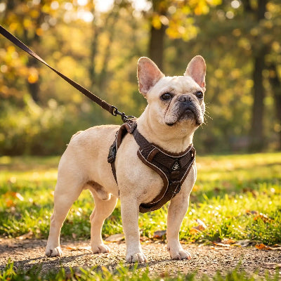 Harnais pour chien DogsHound brun café chien