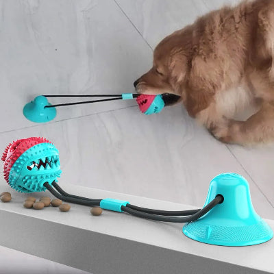 Jouet balle LargeBulBullet bleu chien