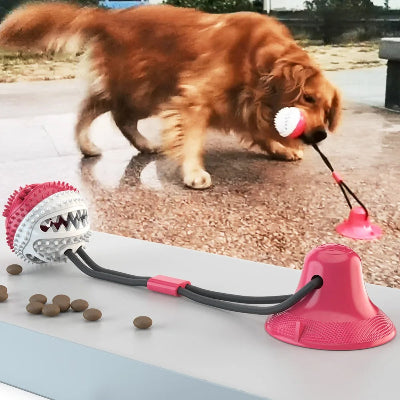 Jouet balle LargeBulBullet rouge chien