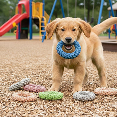 Jouet chien ExtremelyDurable couleur aléatoire brun dehors chien