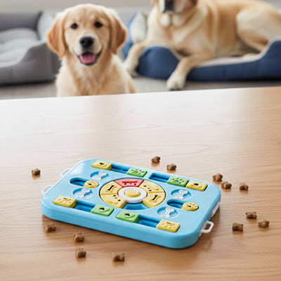 Jouet chien RobusteDivertis bleu, brun chien