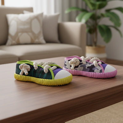 Jouet pour chien ExtremelyResistant jaune violet table chien