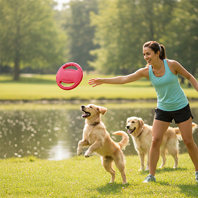 Jouet pour chien IntelliplayUltra rouge sauté brun chien