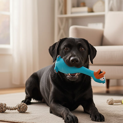 Jouet pour chien ResistActive bleu poulet chien