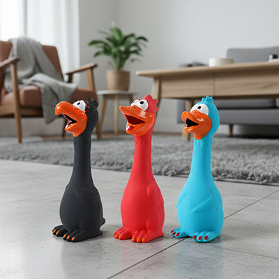 Jouet pour chien ResistActive trois poulets chien