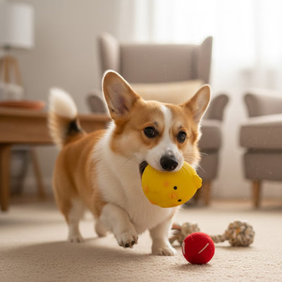 Jouet pour chien UlResistant jaune, brun marché chien