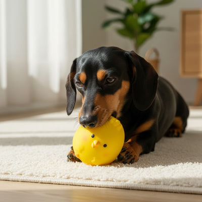 Jouet pour chien UlResistant jaune, noir chien