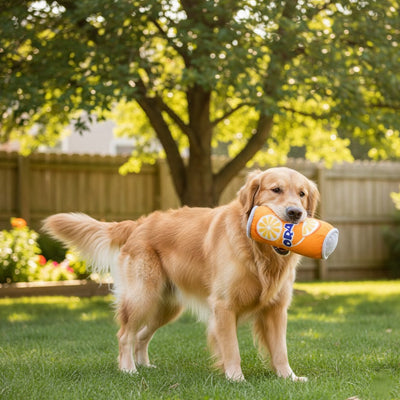 Jouet pour chien UltraResis orange brun arrêté chien