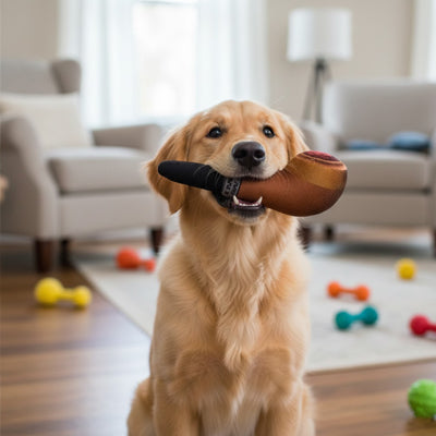 Jouet pour chien UltraResista marron assis brun chien